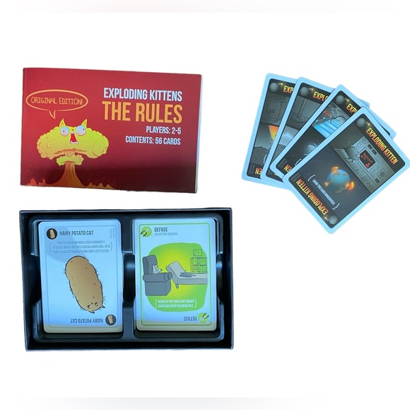 Exploding Kittens Card Game, 2-5 Players - Picture 4 of 5